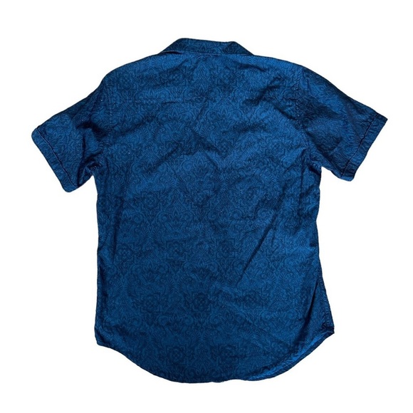 Robert Graham Men’s short sleeve classic button down blue paisley print shirt XL - Picture 7 of 8